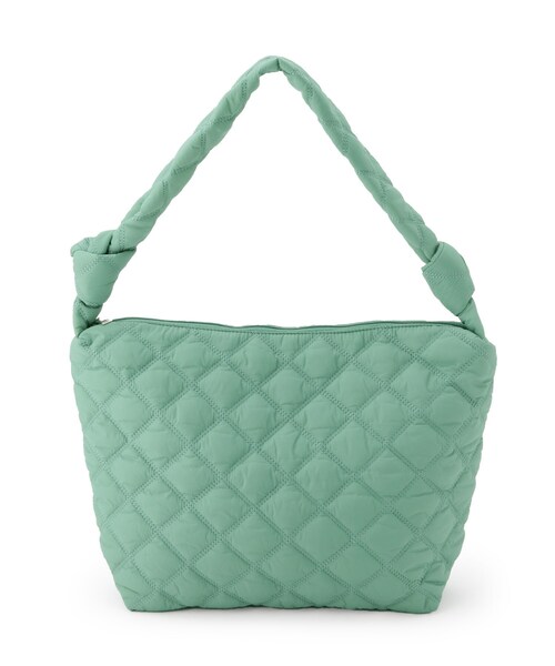 SHOO・LA・RUE（シューラルー）の「◆キルティングビッグショルダーバッグ（ショルダーバッグ・レディース・ベージュ/グレー/ブラック/カーキ・00）」の4枚目の写真