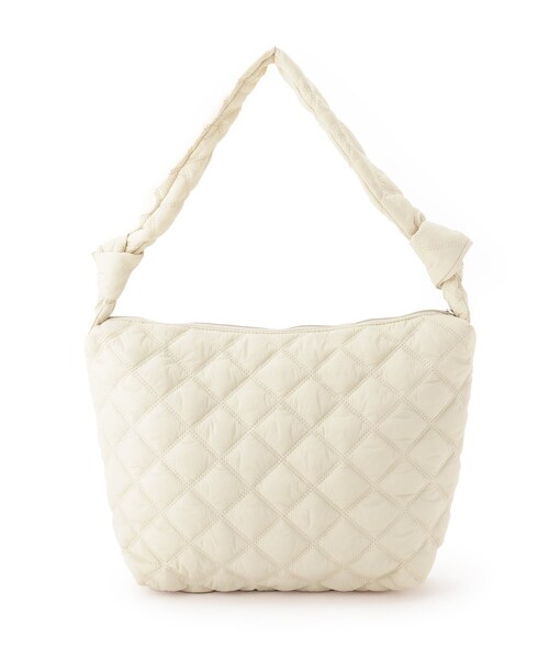 SHOO・LA・RUE（シューラルー）の「◆キルティングビッグショルダーバッグ（ショルダーバッグ・レディース・ベージュ/グレー/ブラック/カーキ・00）」の9枚目の写真