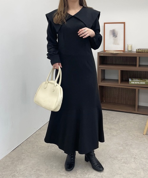 セール】セーラーカラーマーメイドワンピース【ZOZOTOWN限定アイテム