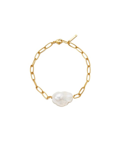 PAS TIERRA(パティエラ)の「【HERE DITAS】IN A ROW Baroque Anklet(アンクレット・レディース・イエローゴールド・FREE)」の1枚目の写真