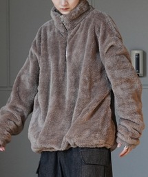 Confirm | ルーズシルエット シャギーボア ハーフジップジャケット【Confirm】(スウェット)