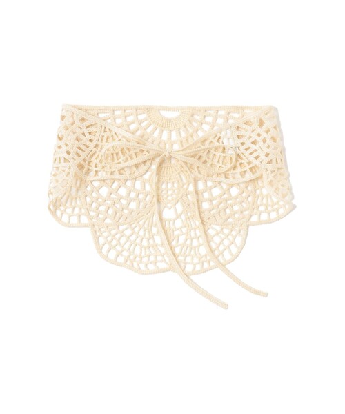 Ray BEAMS（レイビームス）の「Ray BEAMS / バブーシュカ（ストール/ショール・レディース・ライトブルー/ナチュラル・ONE SIZE）」の5枚目の写真