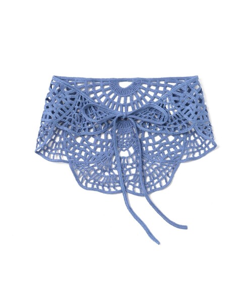 Ray BEAMS（レイビームス）の「Ray BEAMS / バブーシュカ（ストール/ショール・レディース・ライトブルー/ナチュラル・ONE SIZE）」の13枚目の写真