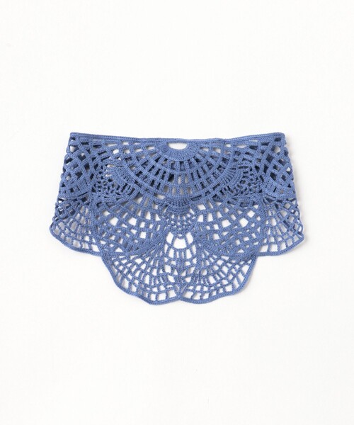 Ray BEAMS（レイビームス）の「Ray BEAMS / バブーシュカ（ストール/ショール・レディース・ライトブルー/ナチュラル・ONE SIZE）」の14枚目の写真