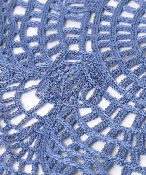 Ray BEAMS（レイビームス）の「Ray BEAMS / バブーシュカ（ストール/ショール・レディース・ライトブルー/ナチュラル・ONE SIZE）」の15枚目の写真