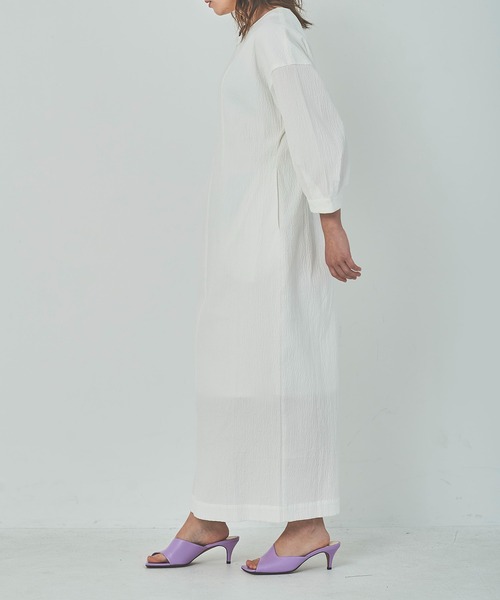 新品未使用OUTERSUNSET cocoon silhouette ワンピース OUTERSUNSET（アウターサンセット）の「cocoon silhouette one