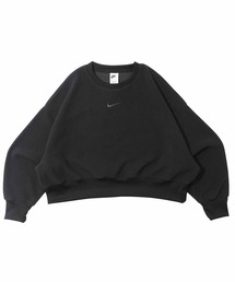 NIKE（ナイキ）の「NIKE WMS NSW PLSH MOD L/S Cropped Crewneck Pullover DQ6845-072（スウェット）」