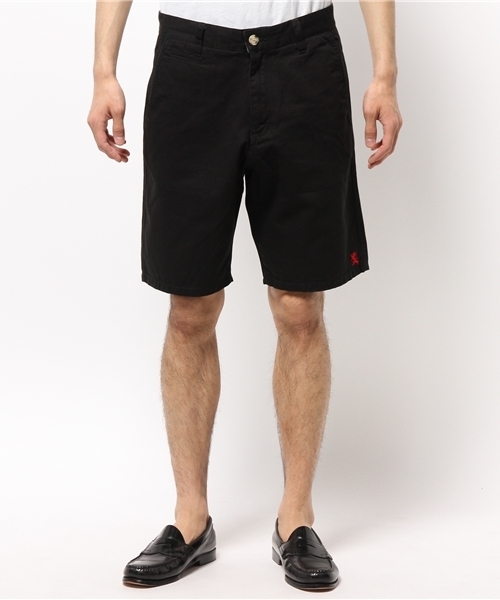 GIORDANO（ジョルダーノ）の「[GIORDANO]コットンツイルライオン刺繍カラーチノショーツ（チノパンツ・メンズ・レッド/イエロー/ネイビー/ブルー/グリーン/ベージュ/ブラック/ホワイト・LARGE/SMALL/MEDIUM）」の11枚目の写真