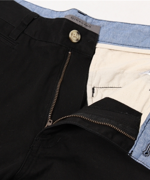 GIORDANO（ジョルダーノ）の「[GIORDANO]コットンツイルライオン刺繍カラーチノショーツ（チノパンツ・メンズ・レッド/イエロー/ネイビー/ブルー/グリーン/ベージュ/ブラック/ホワイト・LARGE/SMALL/MEDIUM）」の9枚目の写真