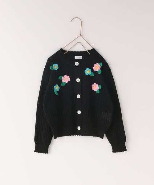 LOWRYS FARM（ローリーズファーム）の「フラワーモチーフニット