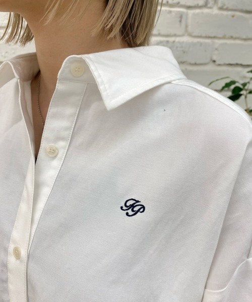 WHO'S WHO gallery（フーズフーギャラリー）の「FPビッグシャツ（シャツ/ブラウス・レディース・オフホワイト/サックスブルー/ホワイト系その他/ブルー系その他・FREE）」の5枚目の写真