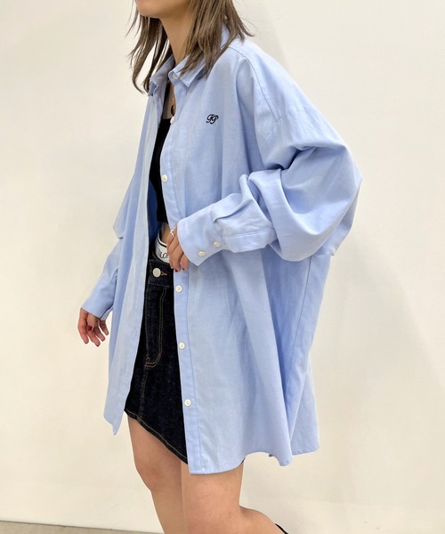 WHO'S WHO gallery（フーズフーギャラリー）の「FPビッグシャツ（シャツ/ブラウス・レディース・オフホワイト/サックスブルー/ホワイト系その他/ブルー系その他・FREE）」の13枚目の写真