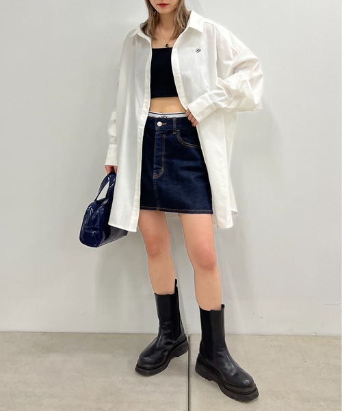 WHO'S WHO gallery（フーズフーギャラリー）の「FPビッグシャツ（シャツ/ブラウス・レディース・オフホワイト/サックスブルー/ホワイト系その他/ブルー系その他・FREE）」の12枚目の写真