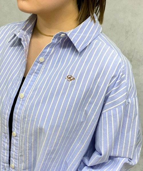 WHO'S WHO gallery（フーズフーギャラリー）の「FPビッグシャツ（シャツ/ブラウス・レディース・オフホワイト/サックスブルー/ホワイト系その他/ブルー系その他・FREE）」の19枚目の写真