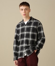 AVIREX | LONG SLEEVE COTTON LINEN OMBRE SHIRT A/DINER / 長袖 コットンリネン オンブレー シャツ ダイナース / AVIREX / アヴィレックス(シャツ/ブラウス)