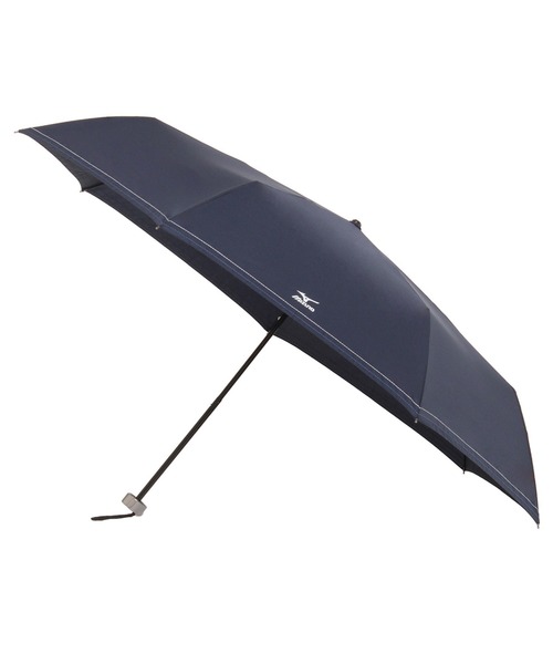 MIZUNO(ミズノ )の「折りたたみ傘 ”ステッチ”(折りたたみ傘・レディース・ダークブルー/ネイビー/ブラック・FREE)」の3枚目の写真