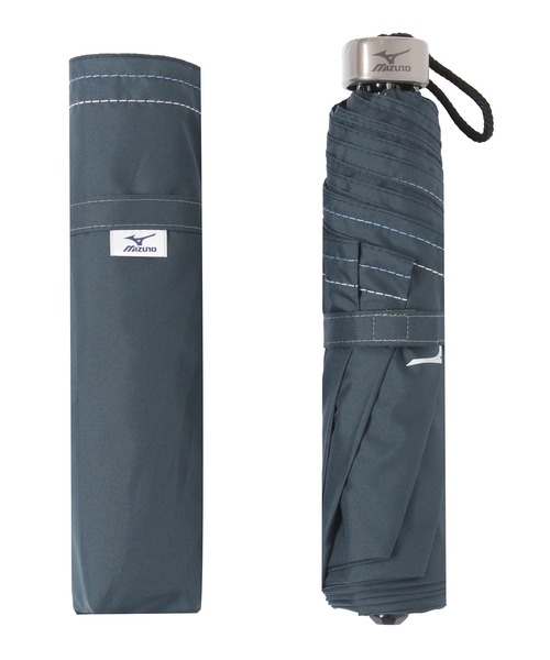 MIZUNO(ミズノ )の「折りたたみ傘 ”ステッチ”(折りたたみ傘・レディース・ダークブルー/ネイビー/ブラック・FREE)」の17枚目の写真