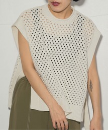 ottilie メッシュニットベスト