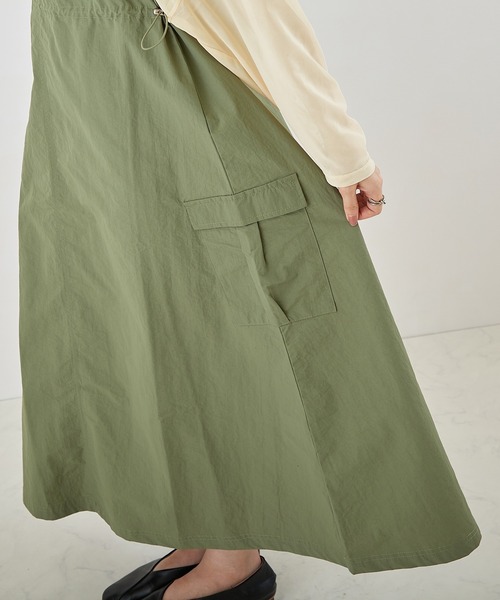 PAPAVER(パパヴェル)の「【PAPAVER】ミリタリーJSK(スカート・レディース・カーキ/アイボリー/ブラック・MEDIUM)」の21枚目の写真