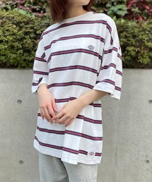 【Dickies】天竺ボーダー半そでTシャツ 3278-5438