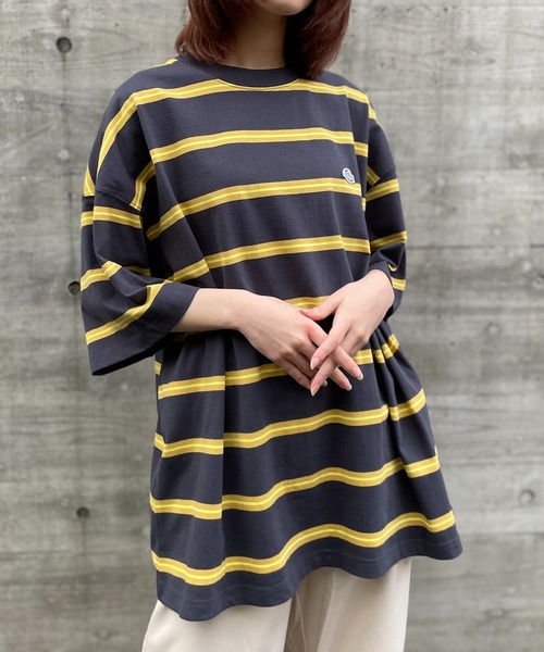 Dickies（ディッキーズ）の「【Dickies】天竺ボーダー半そでTシャツ 3278-5438（Tシャツ/カットソー・メンズ・ネイビー/ホワイト/ブラック・L/M/XL）」の6枚目の写真