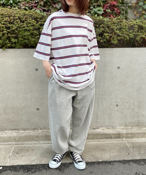 Dickies（ディッキーズ）の「【Dickies】天竺ボーダー半そでTシャツ 3278-5438（Tシャツ/カットソー・メンズ・ネイビー/ホワイト/ブラック・L/M/XL）」の5枚目の写真