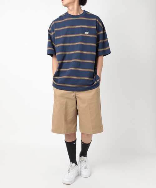 Dickies（ディッキーズ）の「【Dickies】天竺ボーダー半そでTシャツ 3278-5438（Tシャツ/カットソー・メンズ・ネイビー/ホワイト/ブラック・L/M/XL）」の9枚目の写真