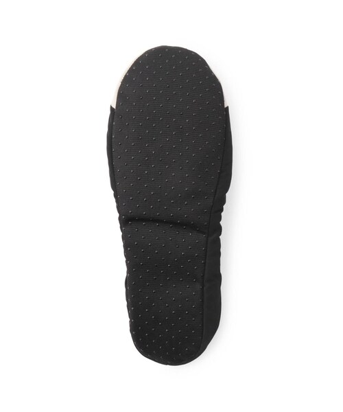 one'sterrace(ワンズテラス)の「ピコロール 携帯スリッパ(ルームシューズ/スリッパ・レディース・ブラック/ナチュラル・99)」の5枚目の写真