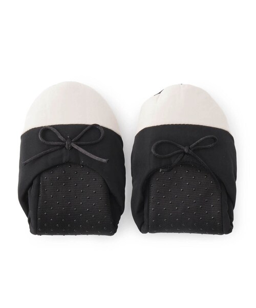 one'sterrace(ワンズテラス)の「ピコロール 携帯スリッパ(ルームシューズ/スリッパ・レディース・ブラック/ナチュラル・99)」の4枚目の写真