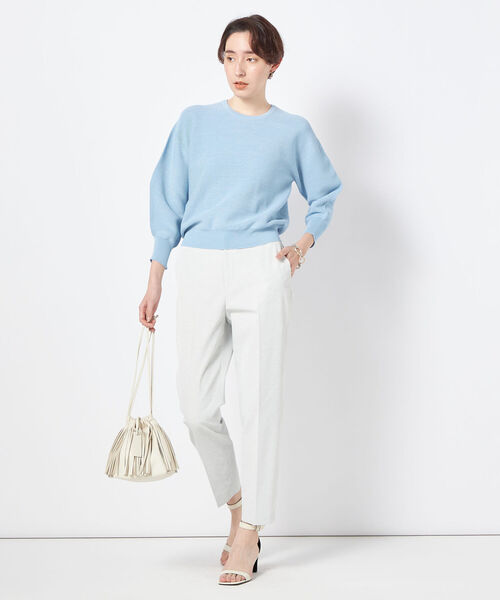 NOLLEY’S Sophi(ノーリーズソフィ)の「ウォッシャブルドライツイルスティックパンツ(その他パンツ・レディース・ネイビー/ライトグレー/ホワイト・34/38/36/40)」の17枚目の写真