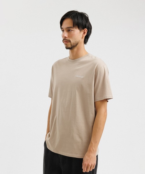 Saturdays NYC(サタデーズ ニューヨークシティ )の「Saturdays Embroidered Standard SS Tee(Tシャツ/カットソー・メンズ・ブラック/ホワイト/ベージュ/オリーブ/ラベンダー・M/X-SMALL/XL/L/S)」の8枚目の写真