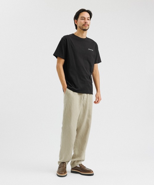 Saturdays NYC(サタデーズ ニューヨークシティ )の「Saturdays Embroidered Standard SS Tee(Tシャツ/カットソー・メンズ・ブラック/ホワイト/ベージュ/オリーブ/ラベンダー・M/X-SMALL/XL/L/S)」の19枚目の写真