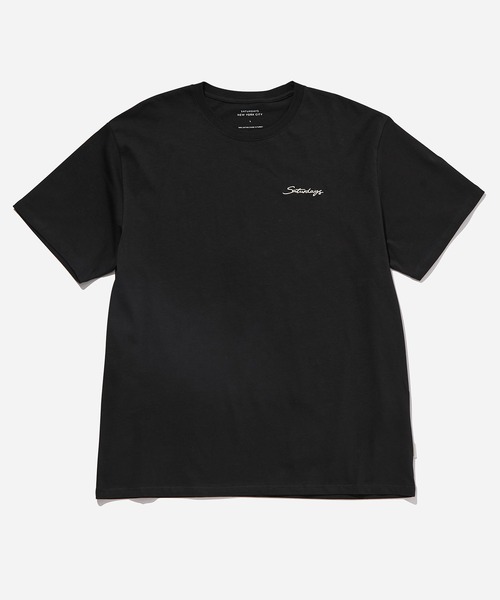 Saturdays NYC(サタデーズ ニューヨークシティ )の「Saturdays Embroidered Standard SS Tee(Tシャツ/カットソー・メンズ・ブラック/ホワイト/ベージュ/オリーブ/ラベンダー・M/X-SMALL/XL/L/S)」の17枚目の写真