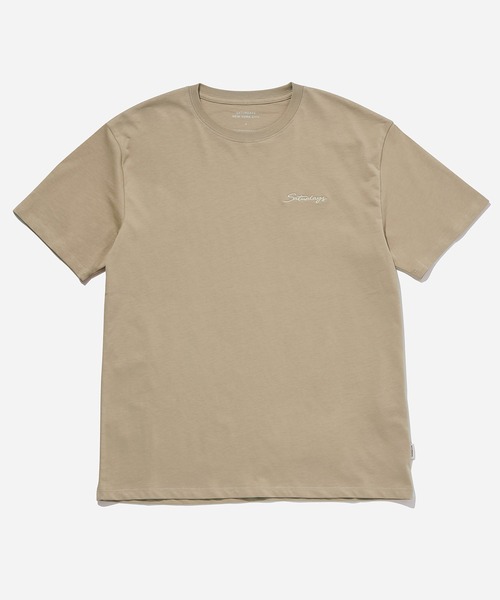 Saturdays NYC(サタデーズ ニューヨークシティ )の「Saturdays Embroidered Standard SS Tee(Tシャツ/カットソー・メンズ・ブラック/ホワイト/ベージュ/オリーブ/ラベンダー・M/X-SMALL/XL/L/S)」の6枚目の写真