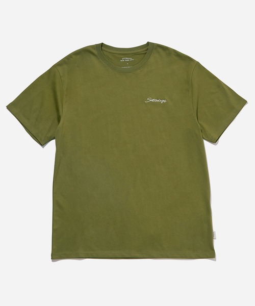 Saturdays NYC(サタデーズ ニューヨークシティ )の「Saturdays Embroidered Standard SS Tee(Tシャツ/カットソー・メンズ・ブラック/ホワイト/ベージュ/オリーブ/ラベンダー・M/X-SMALL/XL/L/S)」の9枚目の写真