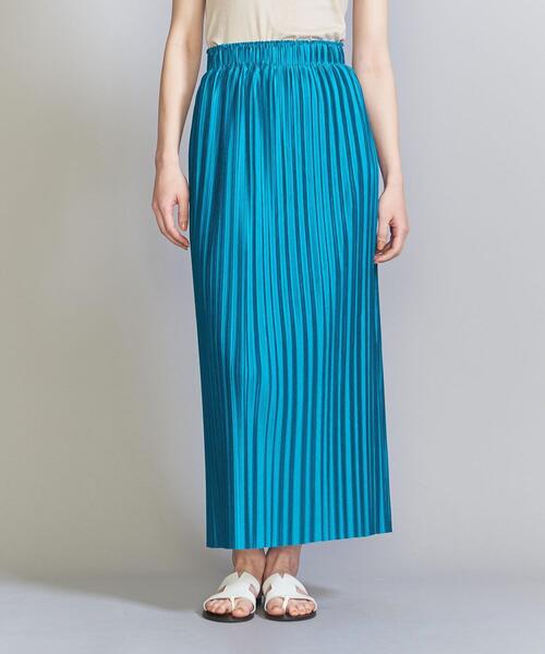 BEAUTY&YOUTH UNITED ARROWS（ビューティーアンドユースユナイテッドアローズ）の「プリーツバックスリット スカート -ウォッシャブル-（スカート・レディース・ダークグレー/ブラック/コバルトブルー/ダークブラウン・S/M）」の5枚目の写真