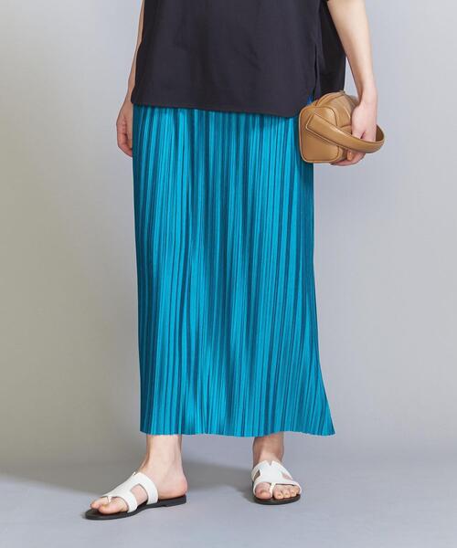 BEAUTY&YOUTH UNITED ARROWS（ビューティーアンドユースユナイテッドアローズ）の「プリーツバックスリット スカート -ウォッシャブル-（スカート・レディース・ダークグレー/ブラック/コバルトブルー/ダークブラウン・S/M）」の13枚目の写真