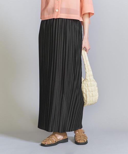BEAUTY&YOUTH UNITED ARROWS（ビューティーアンドユースユナイテッドアローズ）の「プリーツバックスリット スカート -ウォッシャブル-（スカート・レディース・ダークグレー/ブラック/コバルトブルー/ダークブラウン・S/M）」の15枚目の写真