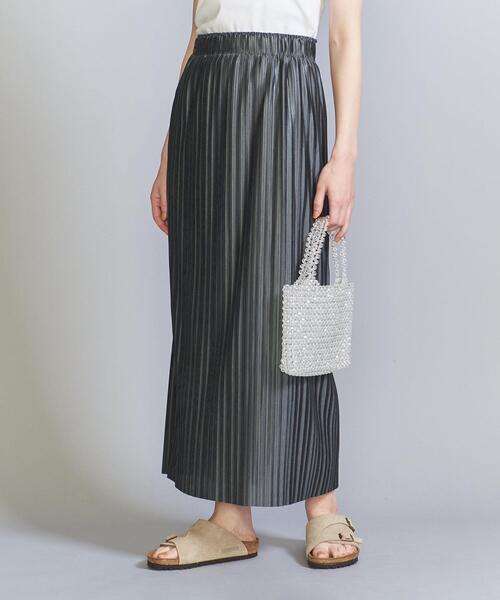 BEAUTY&YOUTH UNITED ARROWS（ビューティーアンドユースユナイテッドアローズ）の「プリーツバックスリット スカート -ウォッシャブル-（スカート・レディース・ダークグレー/ブラック/コバルトブルー/ダークブラウン・S/M）」の12枚目の写真