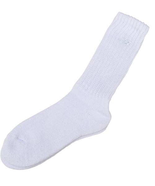 NEW BALANCE（ニューバランス）の「コンフォートロングソックス（ソックス/靴下・メンズ・ホワイト/グレイッシュベージュ/ブラック・LARGE/MEDIUM）」の5枚目の写真