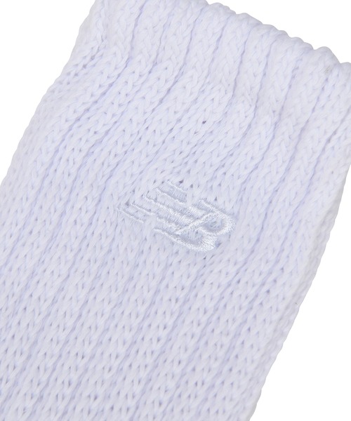 NEW BALANCE（ニューバランス）の「コンフォートロングソックス（ソックス/靴下・メンズ・ホワイト/グレイッシュベージュ/ブラック・LARGE/MEDIUM）」の4枚目の写真