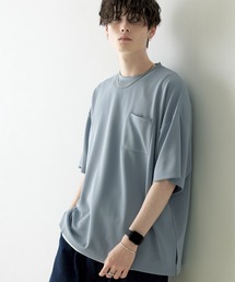 【 2点セット 】ダンボールビッグクルーネックポケットTシャツ&ロングタンクトップ