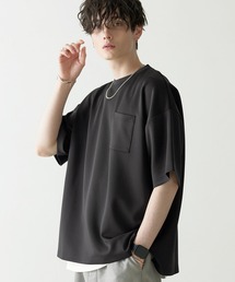 【 2点セット 】ダンボールビッグクルーネックポケットTシャツ&ロングタンクトップ