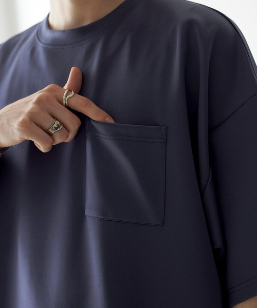 Anchor Smith(アンカー スミス)の「【 2点セット 】ダンボールビッグクルーネックポケットTシャツ&ロングタンクトップ(Tシャツ/カットソー・メンズ・ブラック/ネイビー/グレー/ベージュ/ライトブルー/ホワイト/バーガンディー・M/L)」の17枚目の写真