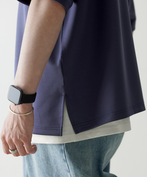 Anchor Smith(アンカー スミス)の「【 2点セット 】ダンボールビッグクルーネックポケットTシャツ&ロングタンクトップ(Tシャツ/カットソー・メンズ・ブラック/ネイビー/グレー/ベージュ/ライトブルー/ホワイト/バーガンディー・M/L)」の19枚目の写真
