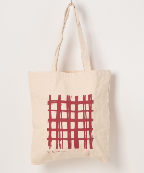 a.depeche（アデペシュ）の「トートバッグ　decorer tote human（トートバッグ・レディース・ホワイト・FREE）」の2枚目の写真