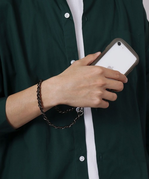 Ree&Mee(リーアンドミー)の「Ree&Mee チェーン ハンドストラップ スマホストラップ スマホ モバイルストラップ ブレスレット(スマホグッズ・メンズ・キャメル/ピンク/レッド/ホワイト/モカ/イエロー/ブラック系その他/ブラック/アイボリー/ライトピンク・FREE)」の22枚目の写真