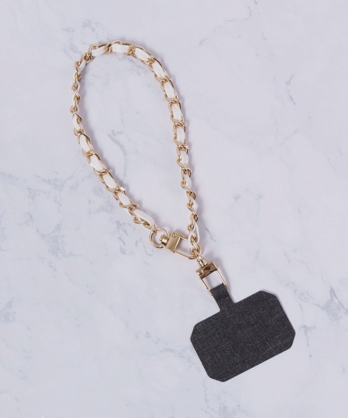 Ree&Mee(リーアンドミー)の「Ree&Mee チェーン ハンドストラップ スマホストラップ スマホ モバイルストラップ ブレスレット(スマホグッズ・メンズ・キャメル/ピンク/レッド/ホワイト/モカ/イエロー/ブラック系その他/ブラック/アイボリー/ライトピンク・FREE)」の20枚目の写真