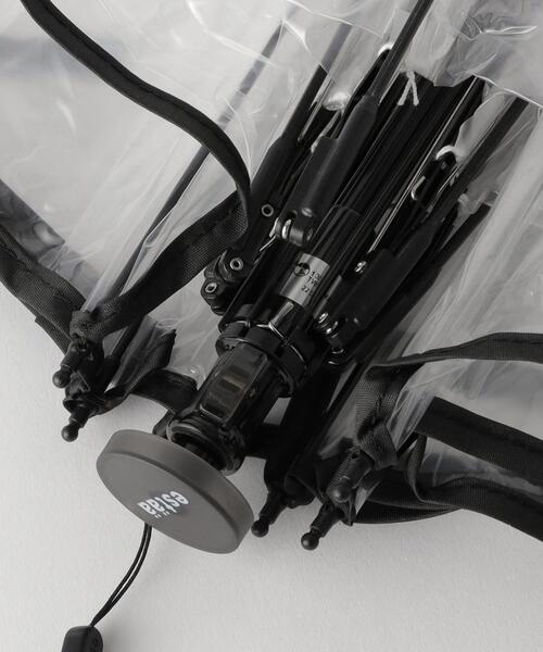 green label relaxing（グリーンレーベルリラクシング）の「＜estaa＞ クリア FLDG アンブレラ / 傘 / 折りたたみ / レイン（折りたたみ傘・レディース・ブラック/ライトグレー・FREE）」の16枚目の写真