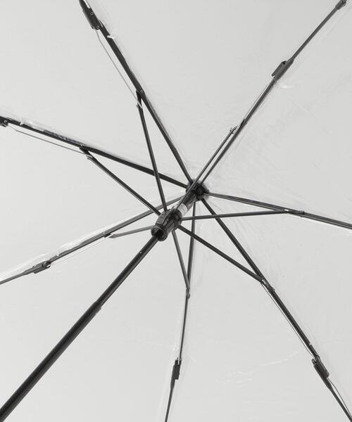 green label relaxing（グリーンレーベルリラクシング）の「＜estaa＞ クリア FLDG アンブレラ / 傘 / 折りたたみ / レイン（折りたたみ傘・レディース・ブラック/ライトグレー・FREE）」の14枚目の写真
